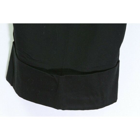 La Vita Black Cropped Wide Leg Pants Stretch Pockets Womens Size 18W NEW - Picture 3 of 7